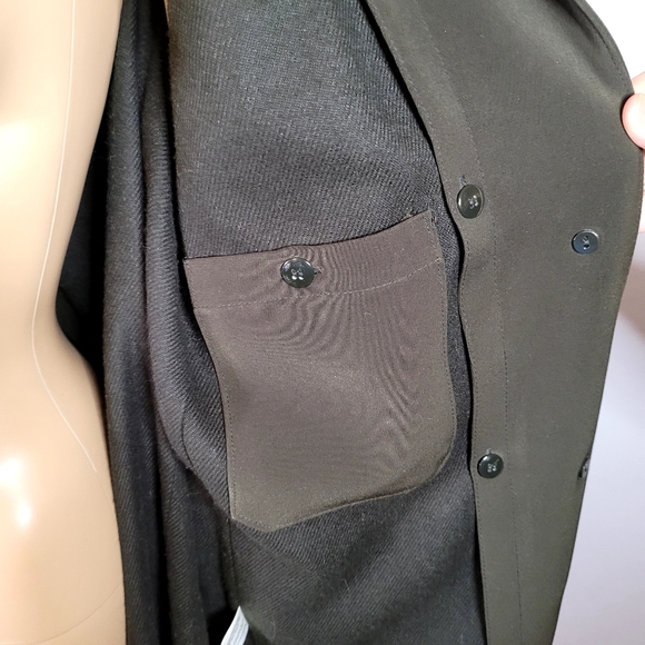 Manteaux Manteaux Womens Trench Coat - Olive, Size 12P - Picture 7 of 8